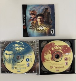 Shenmue Sega Dreamcast NTSC-U Complete Game w/ Passport Disc Tested Authentic