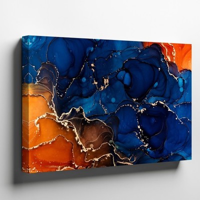 Mesmerizing Abstract Composition Featuring A Rich Interplay Of Deep Wall Art