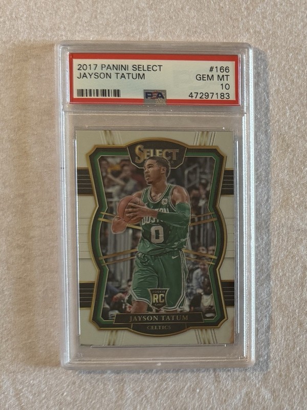 2017-18 Panini Select - Premier Level Jayson Tatum #166 (RC)