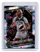 2025 Panini Prizm WNBA #116 Dominique Malonga RC Ice Prizms