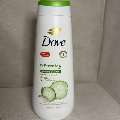 Dove Refreshing Body Wash Cucumber and Green Tea, 20 Fl Oz 