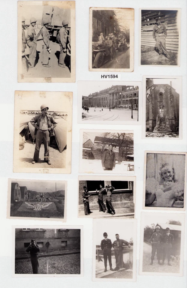 Libro de pagos original del ejército de Estados Unidos de la Segunda Guerra Mundial identificación PFC F W FRANCKE fotos Berghof Alemania 1945 Foto 4 de 4