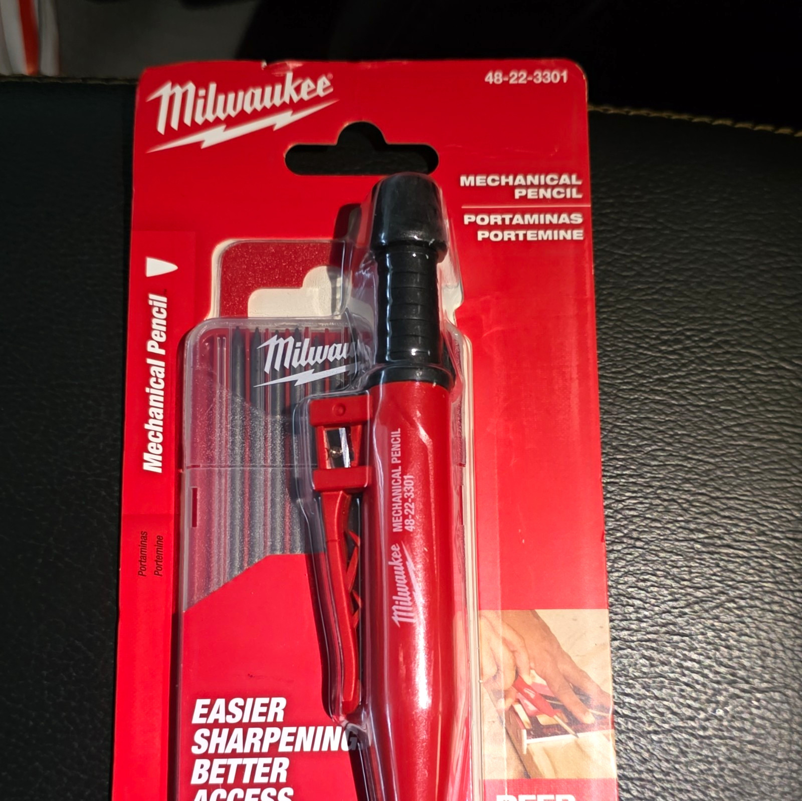 Milwaukee 48-22-3301 Red Mechanical Pencil, Model/MPN 48-22-3301