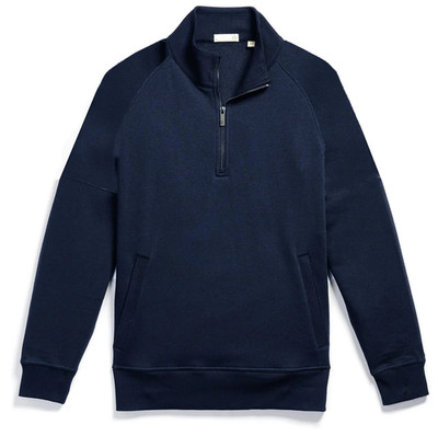 Tasc Performance Transcend Fleece 1/4 Zip Pullover Sweater Size M $128 in Navy
