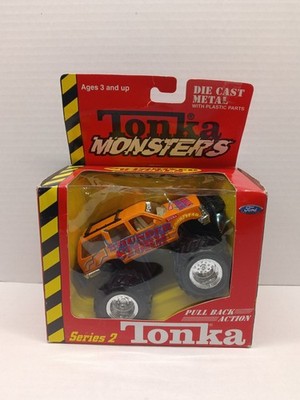 2001 Tonka Maisto MONSTERS Thunder Storm Pull Back Die Cast Metal Truck Series 2
