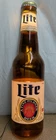Vintage 1992 Miller Lite Beer Half Bottle Lighted Wall Sign 30"