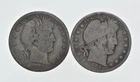1892-1915 Lot 2 1899-S 1906-D Barber 90% Half Dollars - Coin Collection *018
