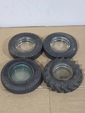 Vintage TIRE ASHTRAY Lot Advertising Automobilia Firestone Tractor Goodyear 