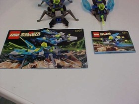 LEGO INSECTOIDS BI WING 6905 AND BETA 6817 BOTH COMPLETE WITH BOOKS