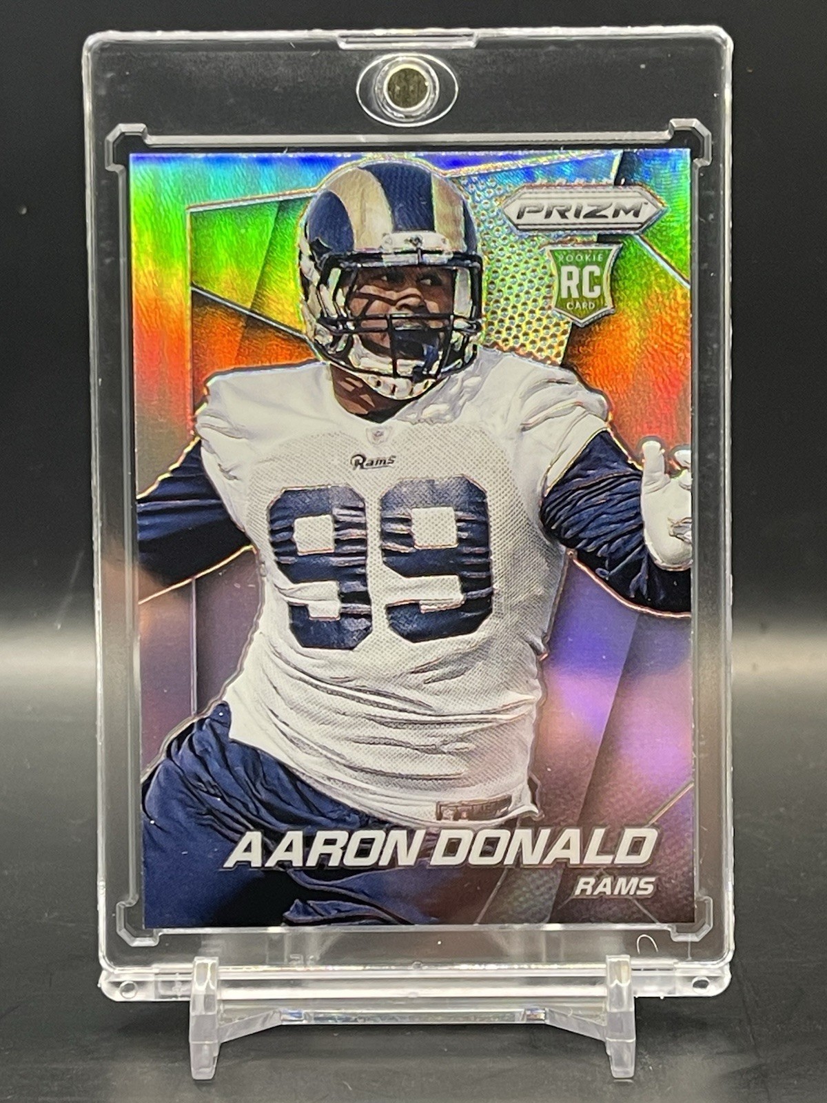 2014 Panini Prizm Aaron Donald #228 Silver Prizm Rookie RC