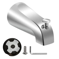 Slip On Tub Spout with Diverter, for 1/2" Copper Pipe, Compatible with Kohler...