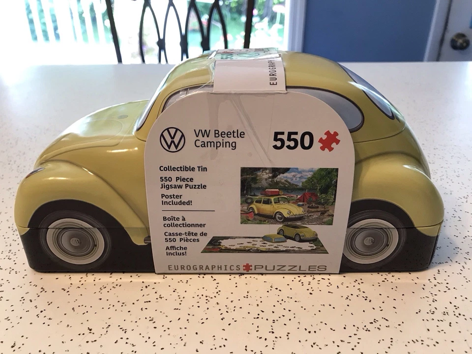 VW Beetle Camping 550 Piece Jigsaw Puzzle in Tin Eurographics  New & Sealed - Image 4 of 4