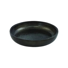 American METALCRAFT Inc. ADSEAB14 Hammered Aluminum Seafood Tray Double Wall ...