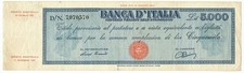 5000 LIRE TITOLO PROVVISORIO MEDUSA REPUBBLICA ITALIANA 28/01/1948 BB-