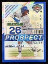 2024 Prospect Edition Baseball Jesus Baez Ticket Holo Blue Ice /299 #104