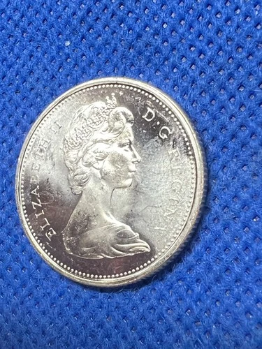 1965 CANADA QUARTER, CHOICE PROOFLIKE BU FROM SET, GREAT PRICE! #333
