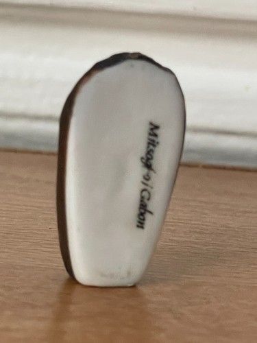 Fève Masque Gabon Mat ⭐Galette des Rois French charm Superbe ! - Zdjęcie 4 z 7