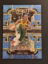 2024 Panini Select WNBA - Concourse Jewell Loyd #6 Light Blue Disco Prizm /125