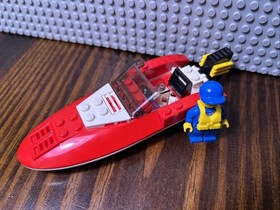 LEGO City: 4641 Speedboat 100% Complete with minifig