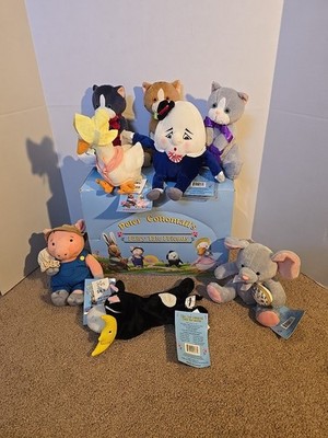 RARE! CVS 1998 Peter Cottontail Fairy Tale Friends 14  Plush 8 Pcs NWT + PDQ Box