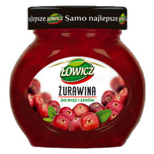 5900397731950 Łowicz Żurawina Dodatek do Mięs i Serów - Konfitura z Żurawiny Sło