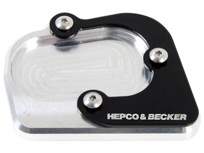 Plaque de béquille latérale argent/noir pour BMW R 1250 GS Adventure (2019-2024) - Photo 1/2
