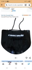 Cascade Lacrosse Throat Guard One Size Black Plastic Unisex Adult New