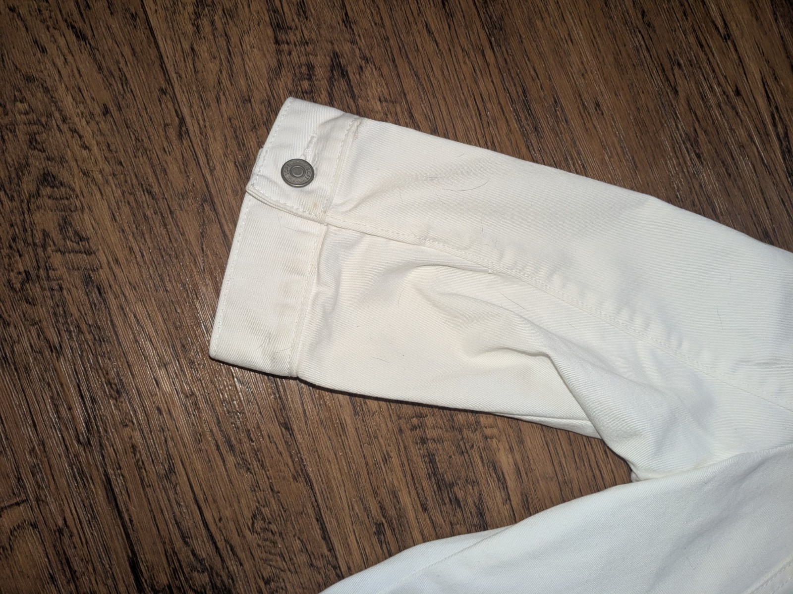 LOFT White Button Front Collared Jacket Womens 12… - image 18