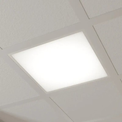 Arcchio Nesley Deckenlampe Deckenlicht LED Panel, 62 cm, 4.000 K, weiß