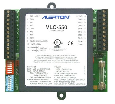 Alerton Honeywell VLC-550 PLC Programmable Logic Controller for HVAC Equipment