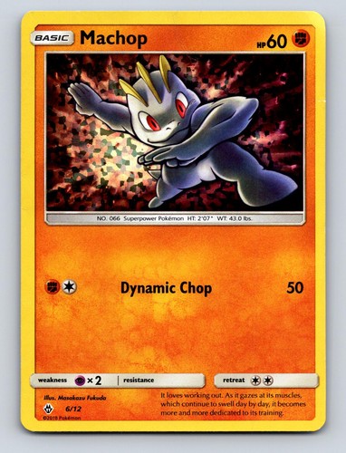 Machop 006/012 Holo Promo McDonald's Promos 2018 Pokemon Holo Moderately Played
