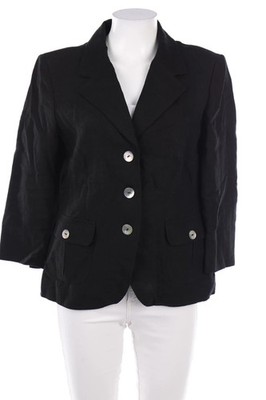 Charles Robertson Finest English Style Leinen-Blazer aufgesetzte Taschen D 40