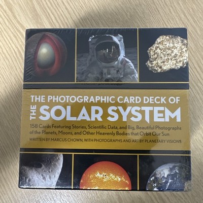 PHOTOGRAPHIC CARD DECK OF THE SOLAR SYSTEM 158 CARDS Marcus Chown SCIENTIFIC 