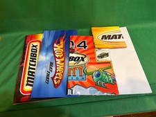 5 póster anual Hot Wheels y Matchbox 04 05 07 BX76 en estado nuevo