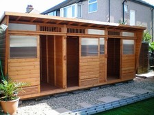 18ft  x 6ft Pigeon Loft 3 Sections with Landing Board And Drop Traps