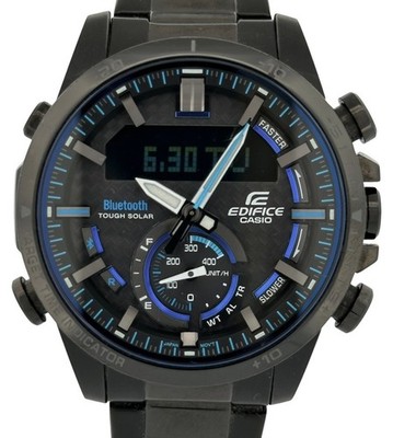 Casio Edifice ECB-800DC-1AJF Tough Solar Bluetooth Black Carbon Dial Pre-owned