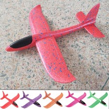 2X Garden Toy Large Strong Foam Glider Stunt Plane Kids Hand Thrown Outdoor