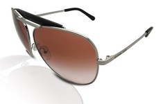 Michael Kors Sunglasses Women's Bleecker MK9037 115313 Silver/Brown
