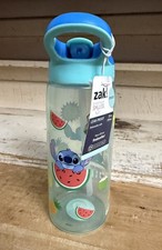 New Zak Stitch/Lilo Stitch 25oz Reusable Leakproof Plastic Water Bottle Fruit