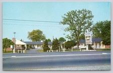 Vintage BLUE SPRUCE MOTOR COURT West Chester PA Postcard AAA Emmons Walker