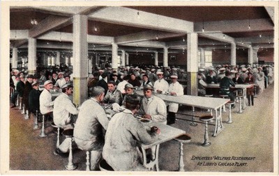 PC US, IL, CHICAGO, LIBBY'S, EMPLOYEES' RESTAURANT, Vintage Postcard (b62046)