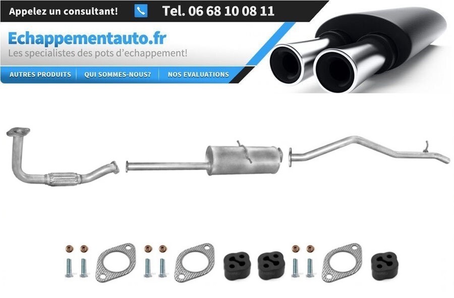Échappement Kia Pregio 2.7 Diesel 2002 idéal pour réparation mécanique OK72A40050B