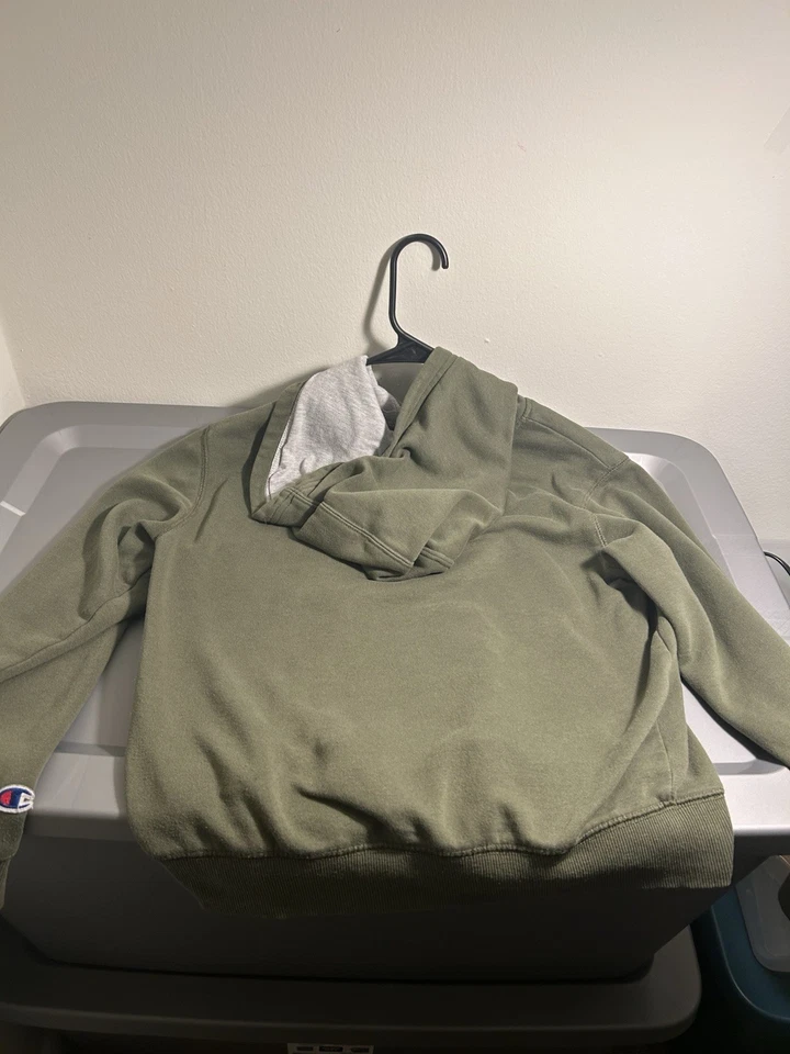 Champion Sudadera con Capucha Verde Oliva - Acogedora Clásica Diaria (Jóvenes) Foto 2 de 4