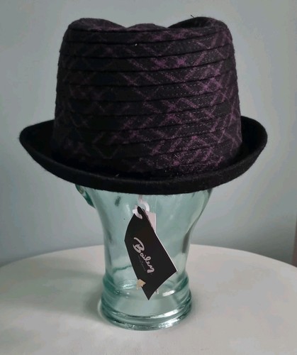 Bailey of Hollywood Cosgrove Fedora Filz Wollhut Gr. M lila & schwarz - Bild 4 von 9