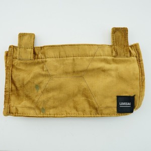 Lovesac Sodasac Tan Gold Couch Cup Holder Soda Sac 13" love sac