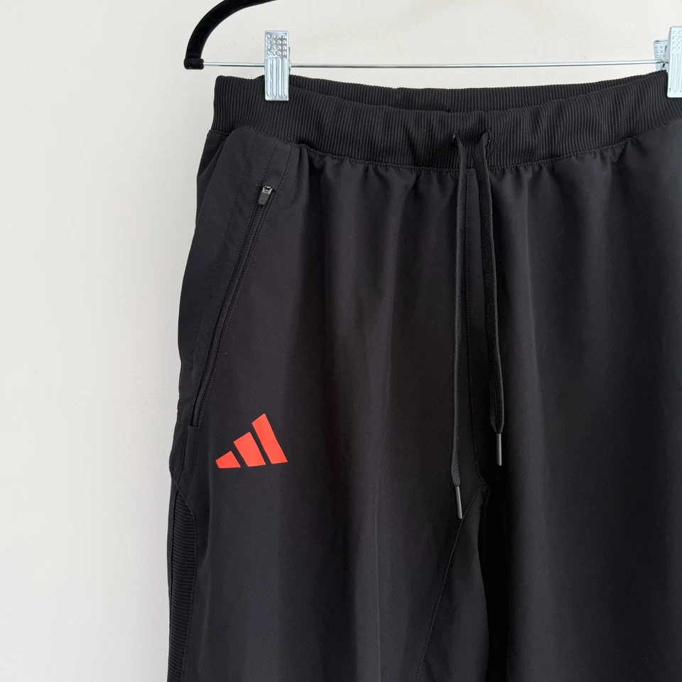 Miami Hurricanes Adidas Pants Mens Medium Black Team Issued Player ID 94 Joyce - Image 4 of 4