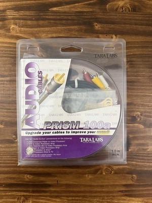 TARA Labs Prism 100a Audio RCA Interconnect Cable 1m 3.3ft New Sealed Audiophile