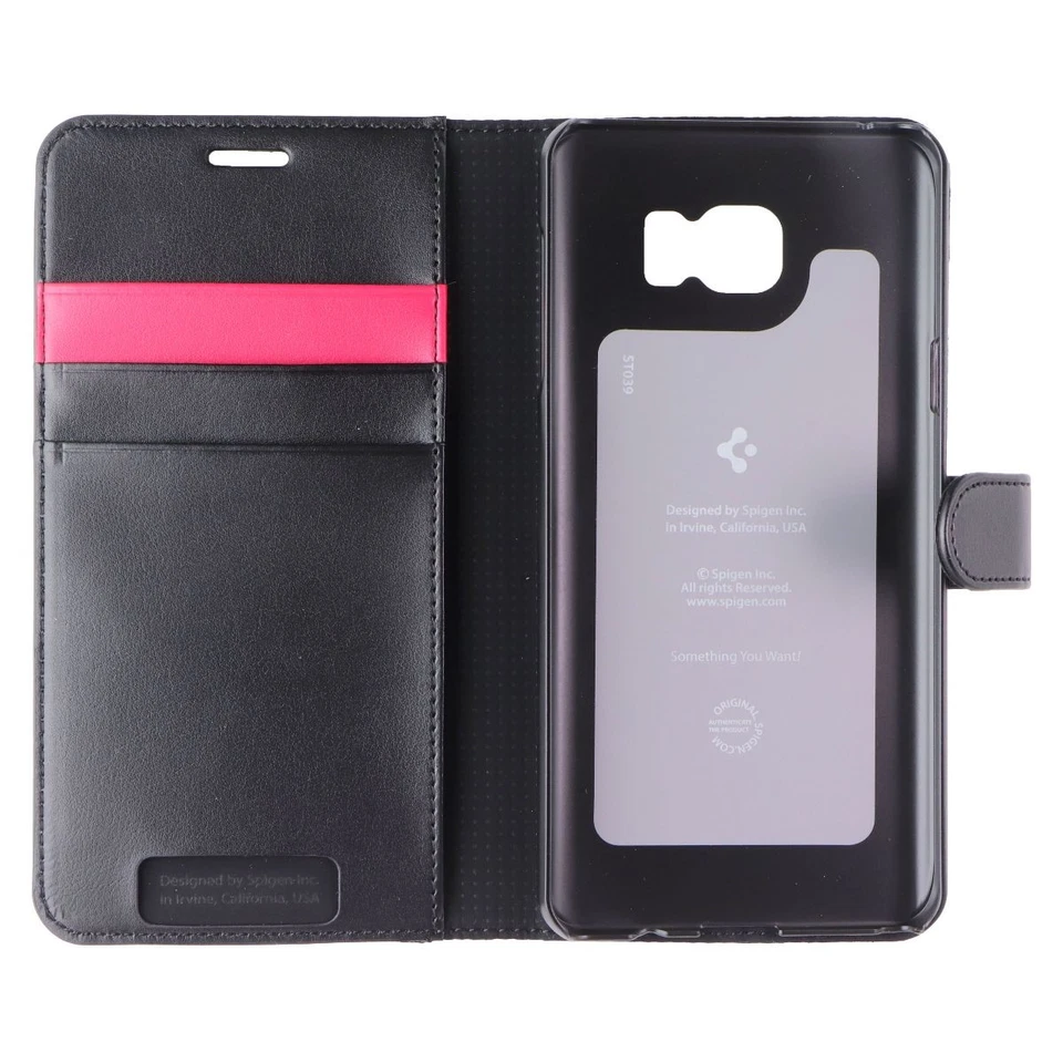 Funda tipo folio Spigen Wallet S para Samsung Galaxy Note 5 - Negra Foto 3 de 3
