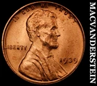 1939 Lincoln Wheat Cent- Choice Gem Brilliant Uncirculated Luster #J7247