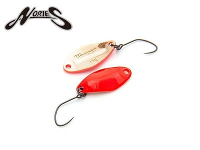 Nories Masukuroto Weeper Trout Spoon | 2,1g | #001 Fluo Rot/Gold